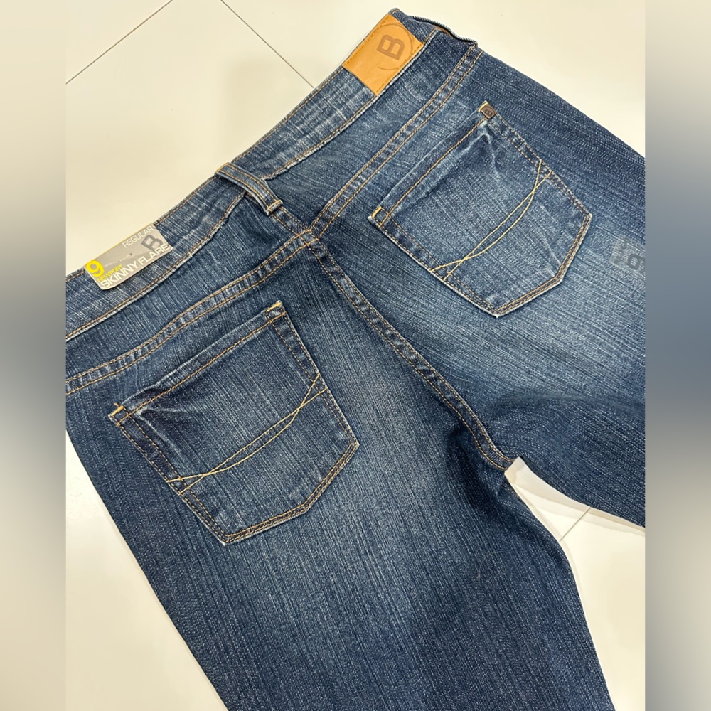 NWT Bullhead Dark Blue skinny Flare Jeans - Picture 4 of 6